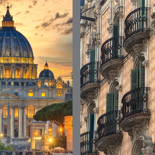 Historische architectuurstijlen en hun kleurenpaletten: van romaans tot art nouveau