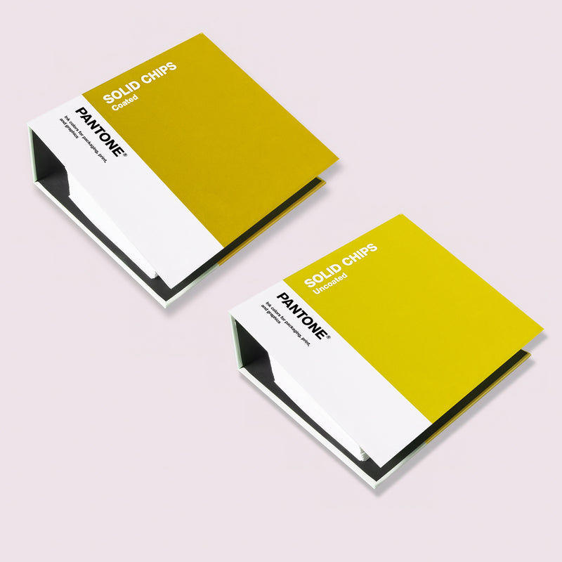 PANTONE Solid Chips Set gestreken en ongestreken