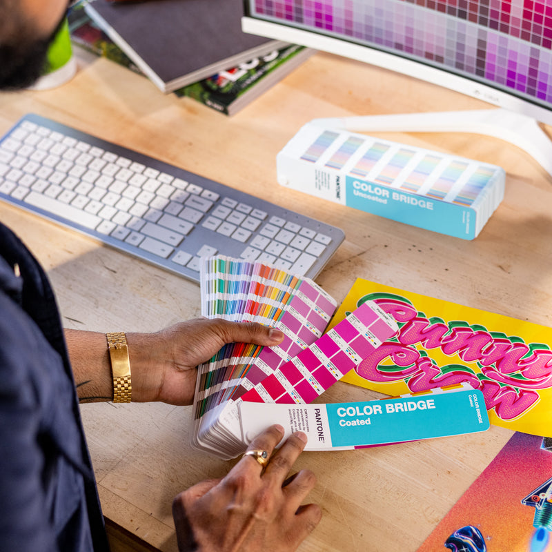 PANTONE Color Bridge Guide Set gestreken en ongestreken