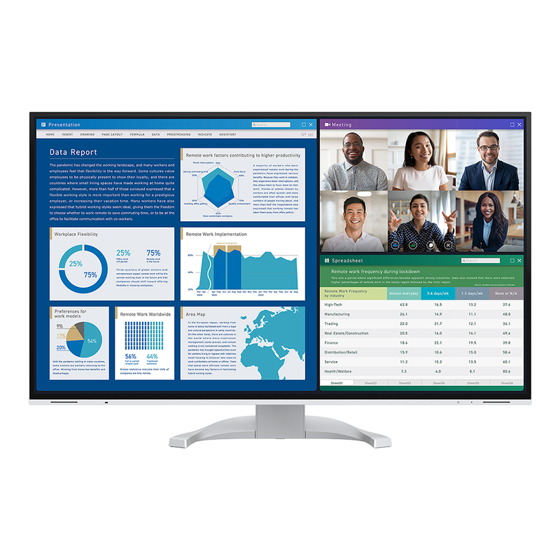 EIZO EV2740X 27 inch FlexScan Monitor - Wit
