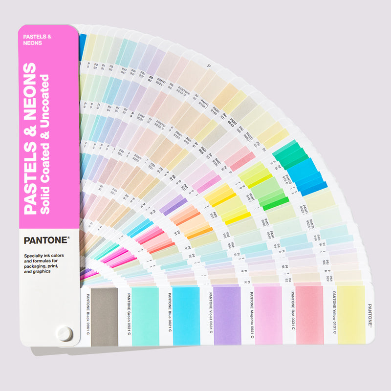 Pantone® Pastels en Neons Guide Coated en Uncoated