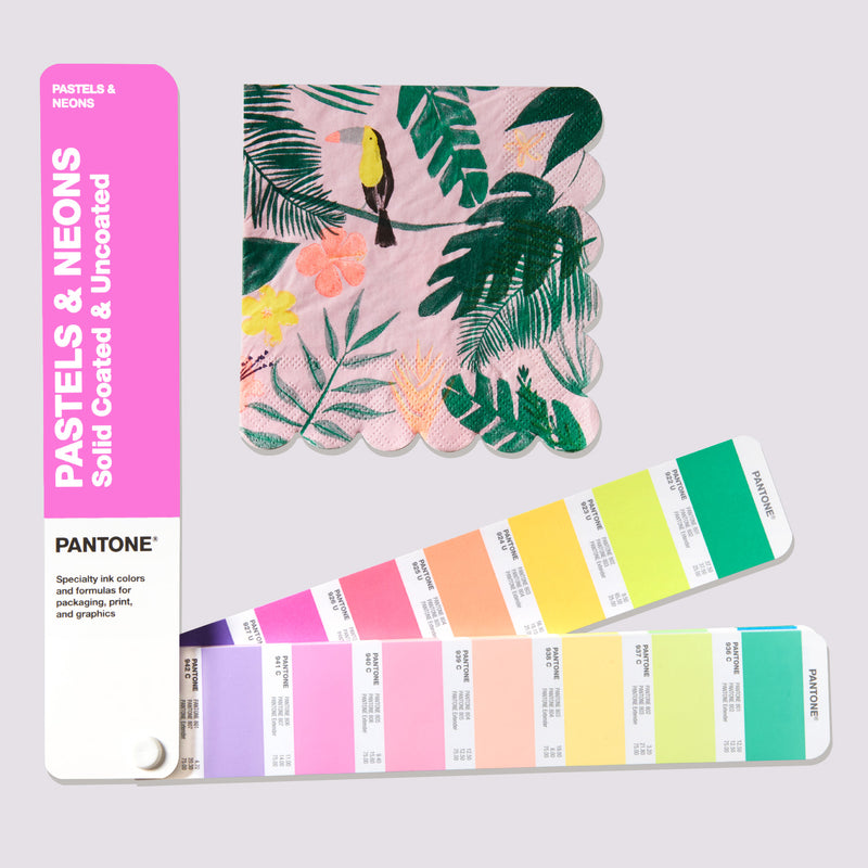 Pantone® Pastels en Neons Guide Coated en Uncoated