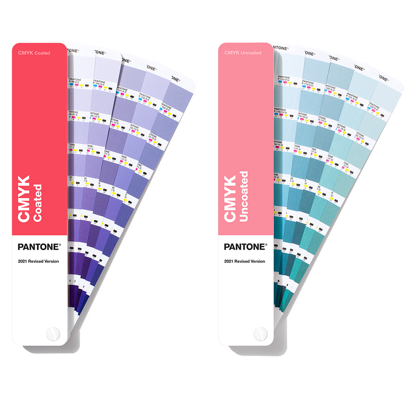 PANTONE CMYK-gids gecoat en ongecoat